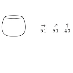 Tabouret - BLOOM - Plust - Dimension