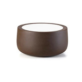 Table basse avec plateau HPL blanc - BOLD - Plust