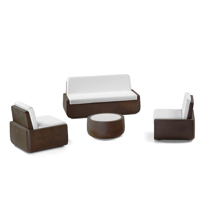 salon de jardin avec coussin - BOLD - Plust