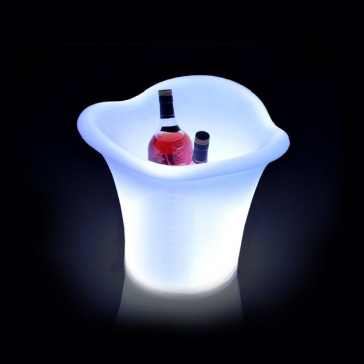 Seau à glace lumineux multicolore - 42 - lemobilierdejardin.fr