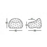 Fauteuil - airball - Plust - dimensions