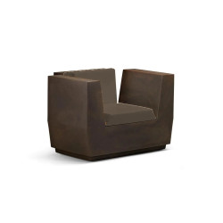 fauteuil-big-cut-plust taupe tissus taupe