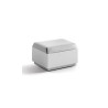 Pouf avec coussin - BIG CUT - Plust blanc sky blanc