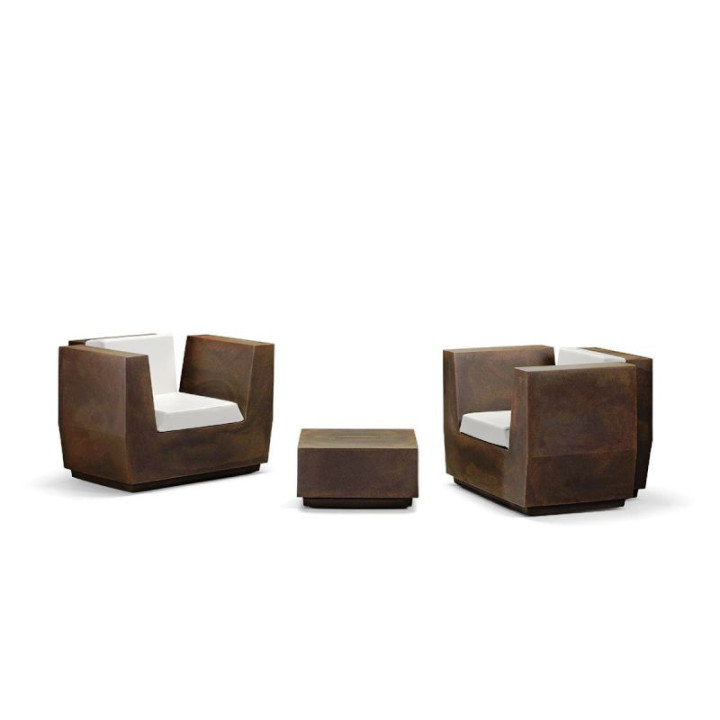 salon lumineux - BIG CUT - taupe sky blanc