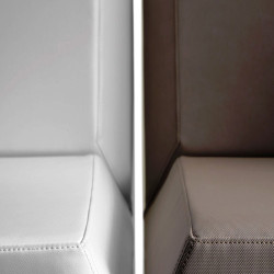 big-cut-sky blanc - tissus taupe