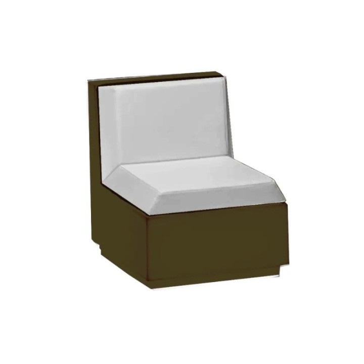 Assise de canapé - BIG CUT - Plust taupe sky blanc