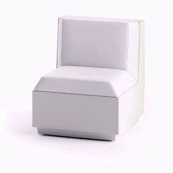 Assise de canapé - BIG CUT - Plust blanc sky blanc