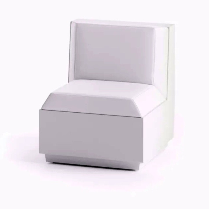 Assise de canapé - BIG CUT - Plust blanc sky blanc