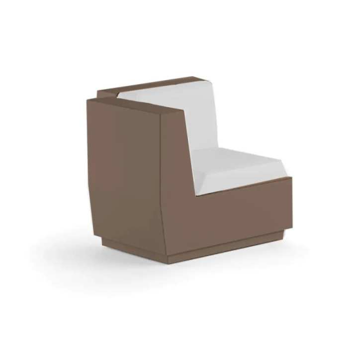 Angle de canapé - BIG CUT - Plust taupe sky blanc