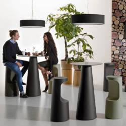 Mange debout avec plateau HPL - FURA - PLUST Café Restaurant