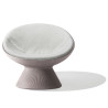 Fauteuil relax d'extérieur avec coussin - FADE - Plust_creta_V7_coussin_blanc