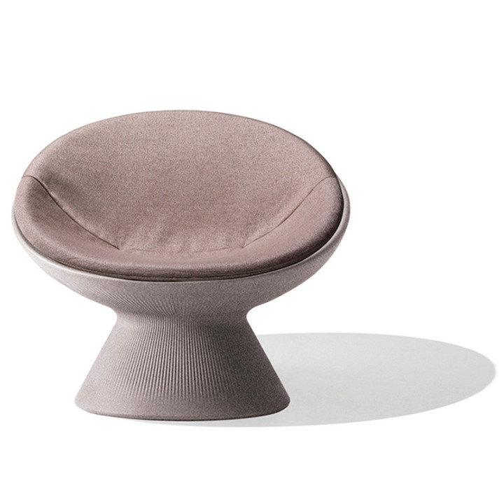 Fauteuil relax d'extérieur avec coussin - FADE - Plust_creta_V7_coussin_sable_rose