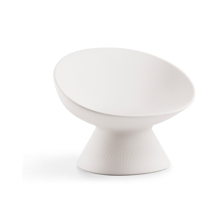 Fauteuil relax d'extérieur avec coussin - FADE - Plust_blanc