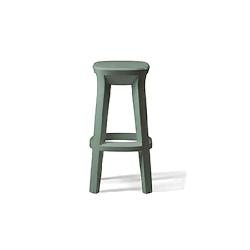 Tabouret de bar carré vert