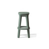 Tabouret de bar carré vert