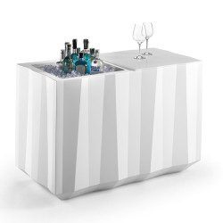 Comptoir traiteur avec bac à glace - FROZEN - plust