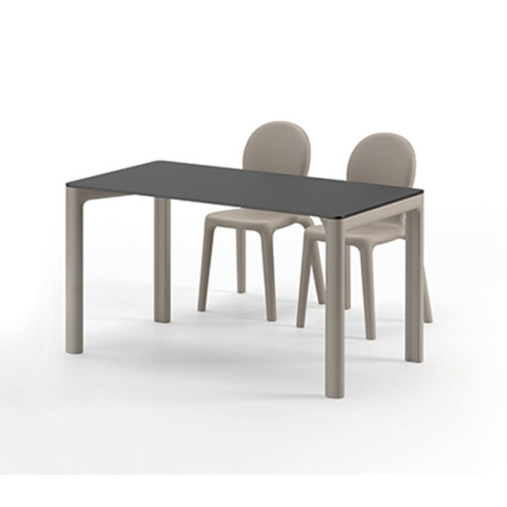 Table double  à manger avec 2 chaises- CHLOÉ - plust