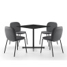 Table bistrot avec plateau rond ou carré - FADE - plust