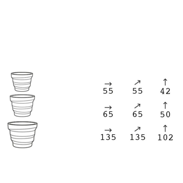 Pot de fleurs rebelot dimensions