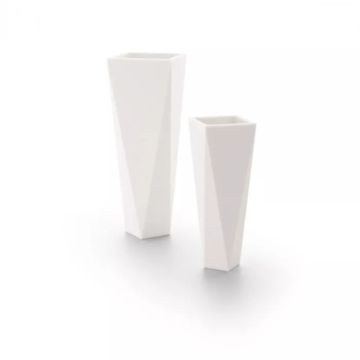 Vase d'intérieur et d'extérieur - DIAMOND - plust Blanc_C2
