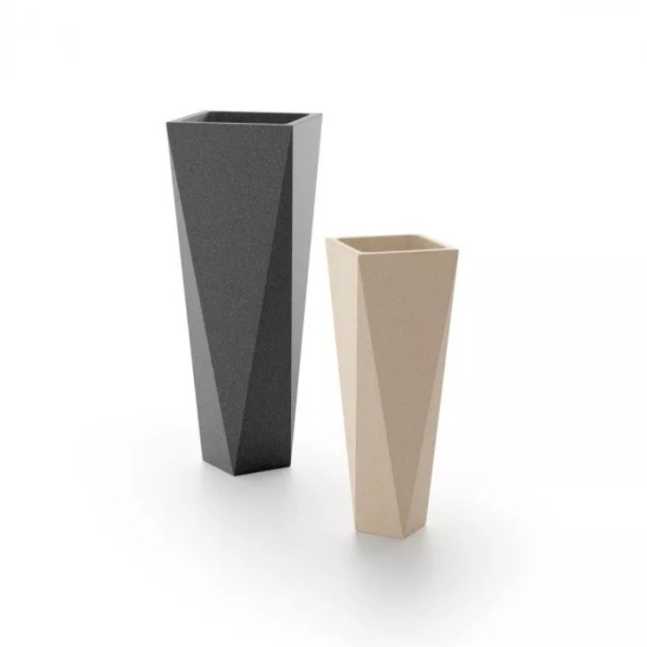 Vase d'intérieur et d'extérieur - DIAMOND - plust différentes tailles