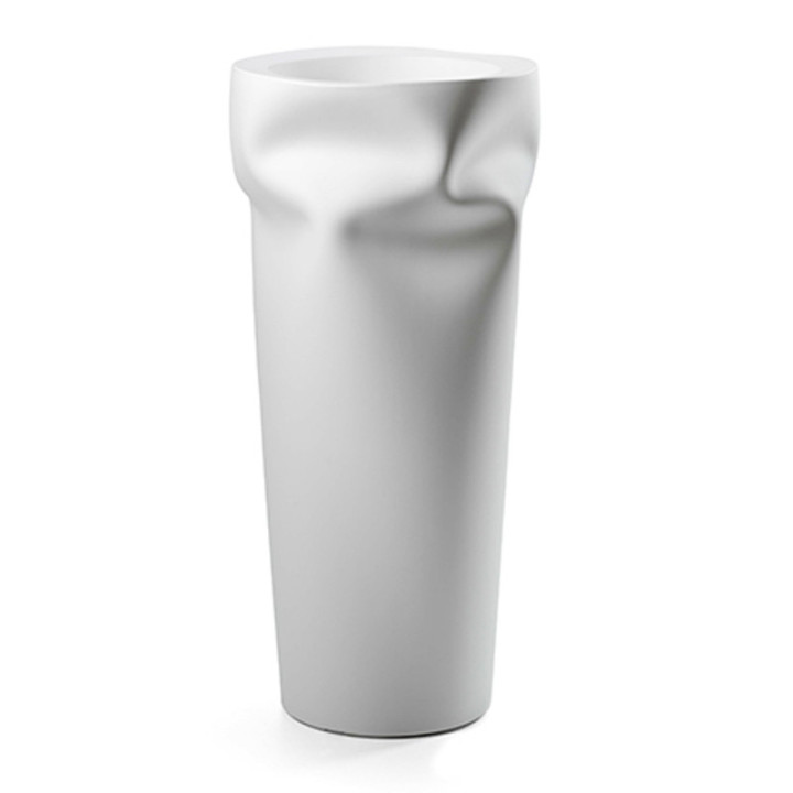 Vase d'intérieur et d'extérieur - SAVING - plust_C2_bianco