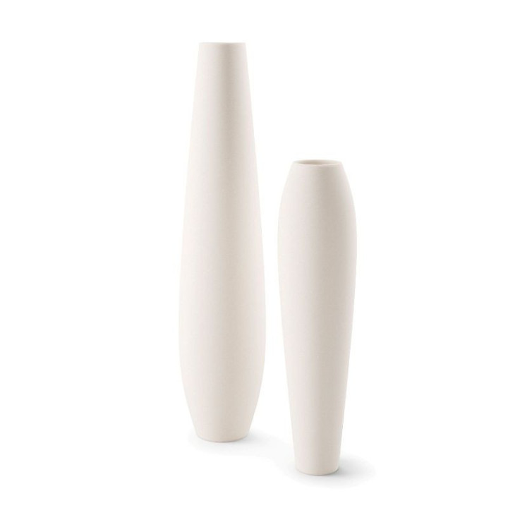 Vase géant avec double paroie - NICOLE - Blanc pur lumiere_U1