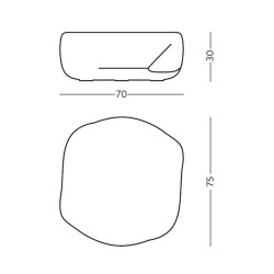 Table basse D80 - REBORN - slide - Dimensions