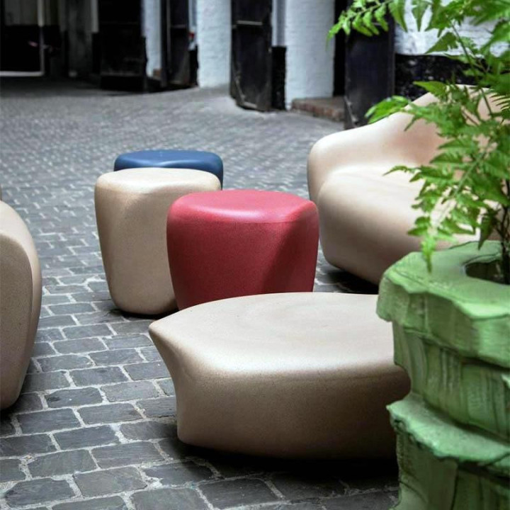 Table d'appoint ou tabouret D40 - REBORN - slide