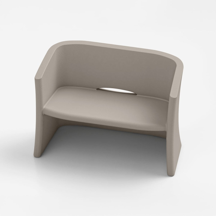 Canapé de jardin - BREEZE - LYXO Taupe ambra
