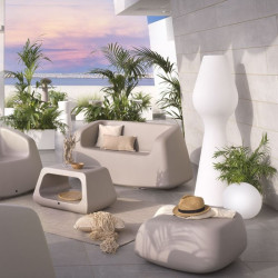 Salon de jardin avec coussins - SUGAR - LYXO