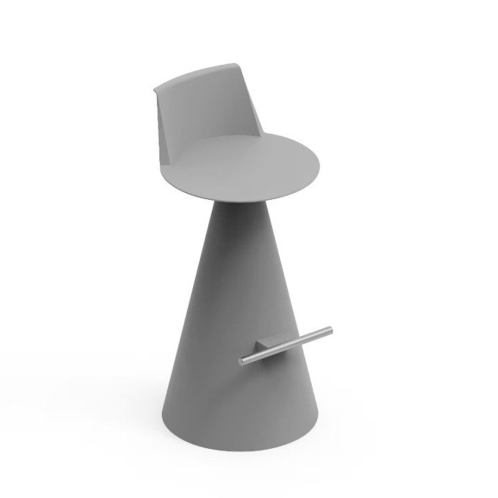 Tabouret haut design Lira_Lyxo_FER