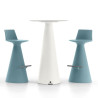 Tabouret haut design LIRA_avec table bistrot