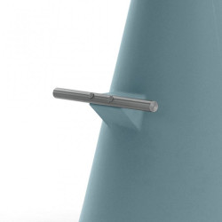 Tabouret haut design - LIRA - LYXO - repose pieds