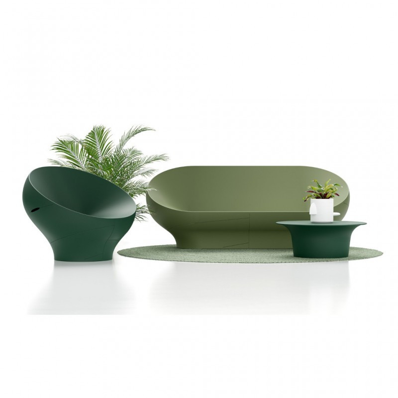 Salon de jardin avec coussins design et confortable  - VERA - LYXO