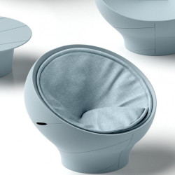 Salon de jardin avec coussins design et confortable  - VERA - LYXO