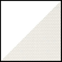 Chaise longue de piscine avec roues et accoudoirs tissus blan cadre blanc