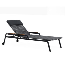 Transat de Piscine Aluminium & Bois - KAKAO - TRESI