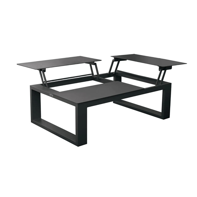 Table basse modulable en aluminium avec 3 plateaux - FERMO - TRESI-CAAS940ST3CC