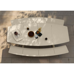 Table de jardin 8 places élégante et convivial d'extérieure - CLASS - TRESI