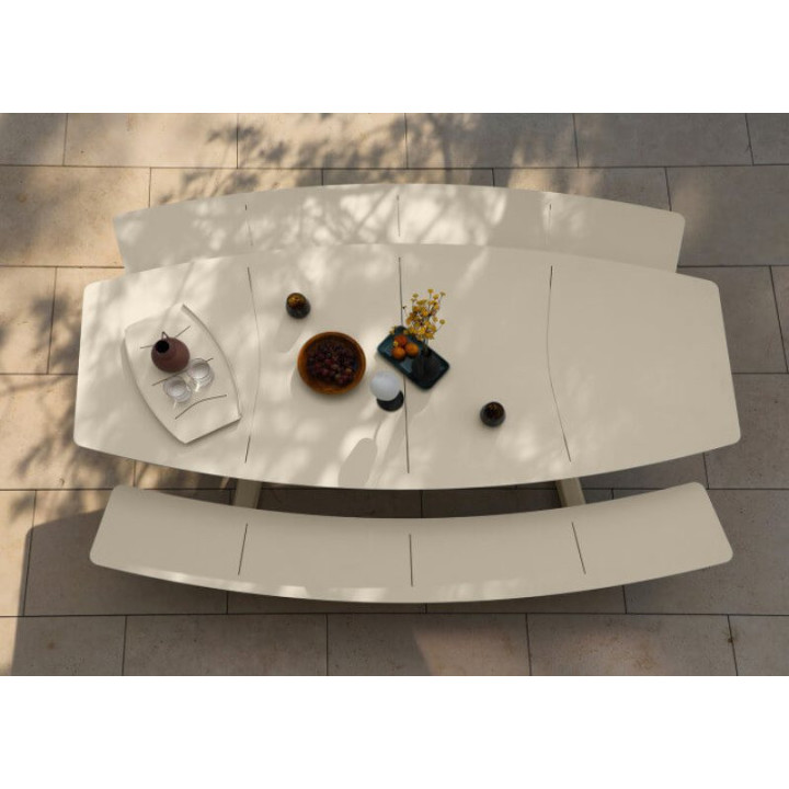 Table de jardin 8 places élégante et convivial d'extérieure - CLASS - TRESI