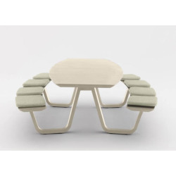 Table de jardin 8 places élégante et convivial d'extérieure - CLASS - TRESI