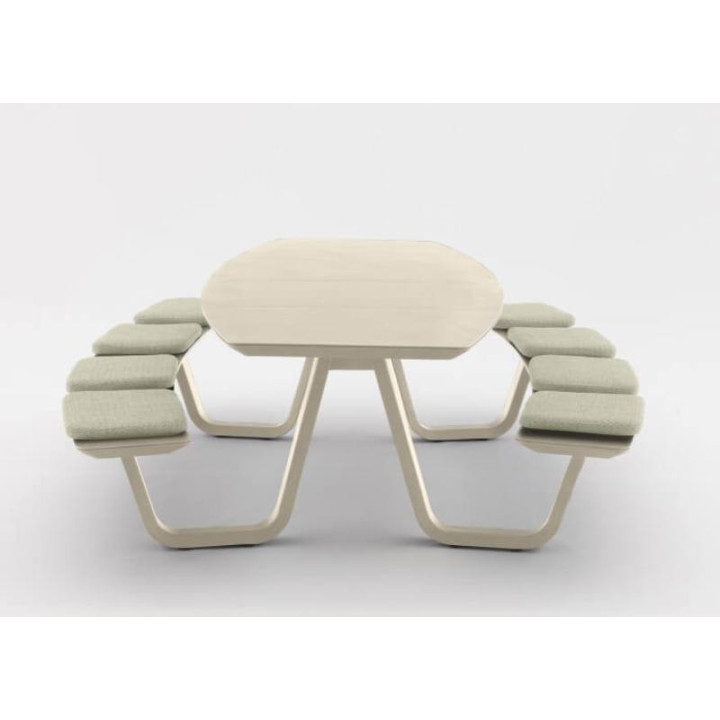 Table de jardin 8 places élégante et convivial d'extérieure - CLASS - TRESI