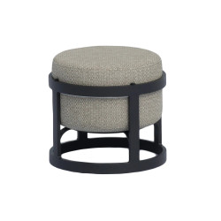 Tabouret d’extérieur design empilable aluminium et oléfine - TOTEM - TRESI