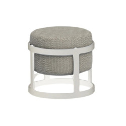 Tabouret d’extérieur design empilable aluminium et oléfine - TOTEM - TRESI