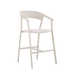 Tabouret de bar aluminium et oléfine intérieur extérieur - AUTO - TRESI