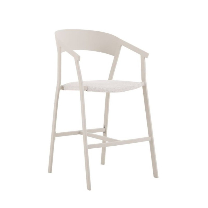 Tabouret de bar aluminium et oléfine intérieur extérieur - AUTO - TRESI