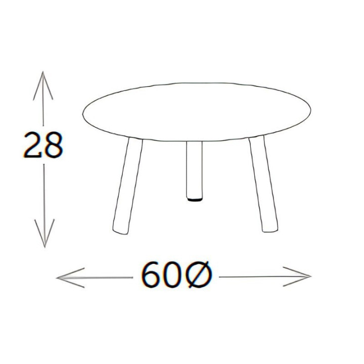 Salon de jardin 5 places avec tables basses - BAHIA - TRESI
