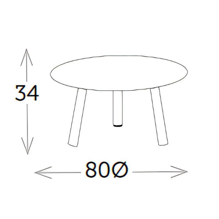 Salon de jardin 5 places avec tables basses - BAHIA - TRESI