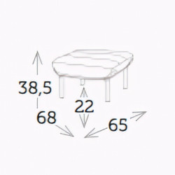 Fauteuil relax avec ou sans repose-pieds confortable et élégant - BOIRA - TRESI